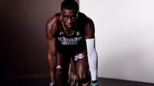STARKVILLE, MS - October 20, 2022 - Lee Eppie during Track and Field Production Day at the Holliman Athletic Center at Mississippi State University in Starkville, MS. Photo By Mike Mattina