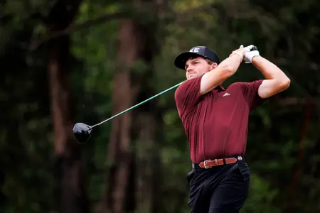 WEST POINT, MS - April 04, 2023 - Mississippi State's Harrison Davis during the Mossy Oak Collegiate Tournament at Mossy Oak in West Point, MS. Photo By Mike Mattina