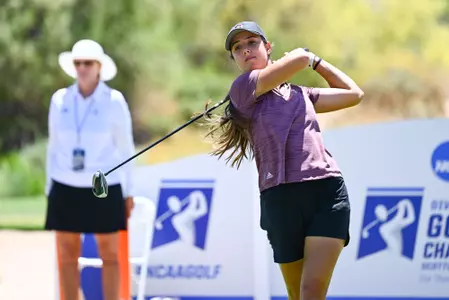 SCOTTSDALE, AZ - May 22, 2023 - Mississippi State's Julia Lopez Ramirez during the day four of the 2023 NCAA Division I Women?s Golf Championship at Grayhawk Golf Club in Scottsdale, AZ. Photo By Tim Cowie/Todd Drexler