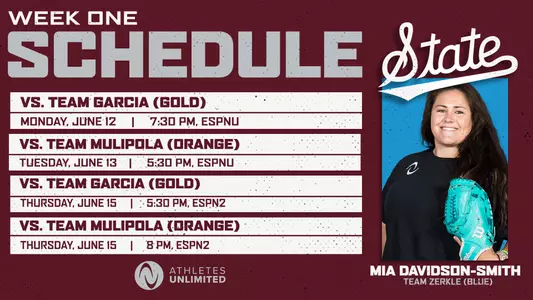 Mia Davidson-Smith AUX Week 1 Schedule