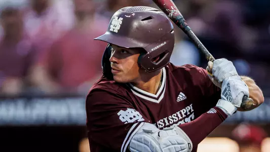 STARKVILLE, MS - May 05, 2023 - Mississippi State Outfielder Kellum Clark (#11) during the game between the Arkansas Razorbacks and the Mississippi State Bulldogs at Dudy Noble Field at Polk-Dement Stadium in Starkville, MS. Photo By Jaden Powell