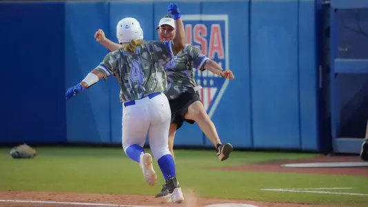 Fa Leilua OKC Spark Home Run Celebration