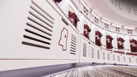 STARKVILLE, MS - August 11, 2023 - The Mississippi State Bulldogs Softball Fieldhouse at Nusz Park in Starkville, MS. Photo By Jaden Powell