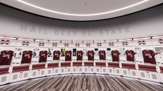 STARKVILLE, MS - August 11, 2023 - The Mississippi State Bulldogs Softball Fieldhouse at Nusz Park in Starkville, MS. Photo By Jaden Powell