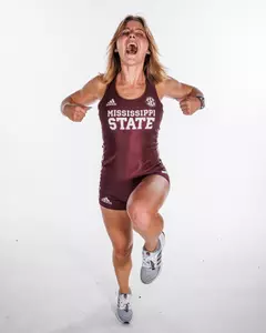 Savannah McIntosh in a celebrating pose.