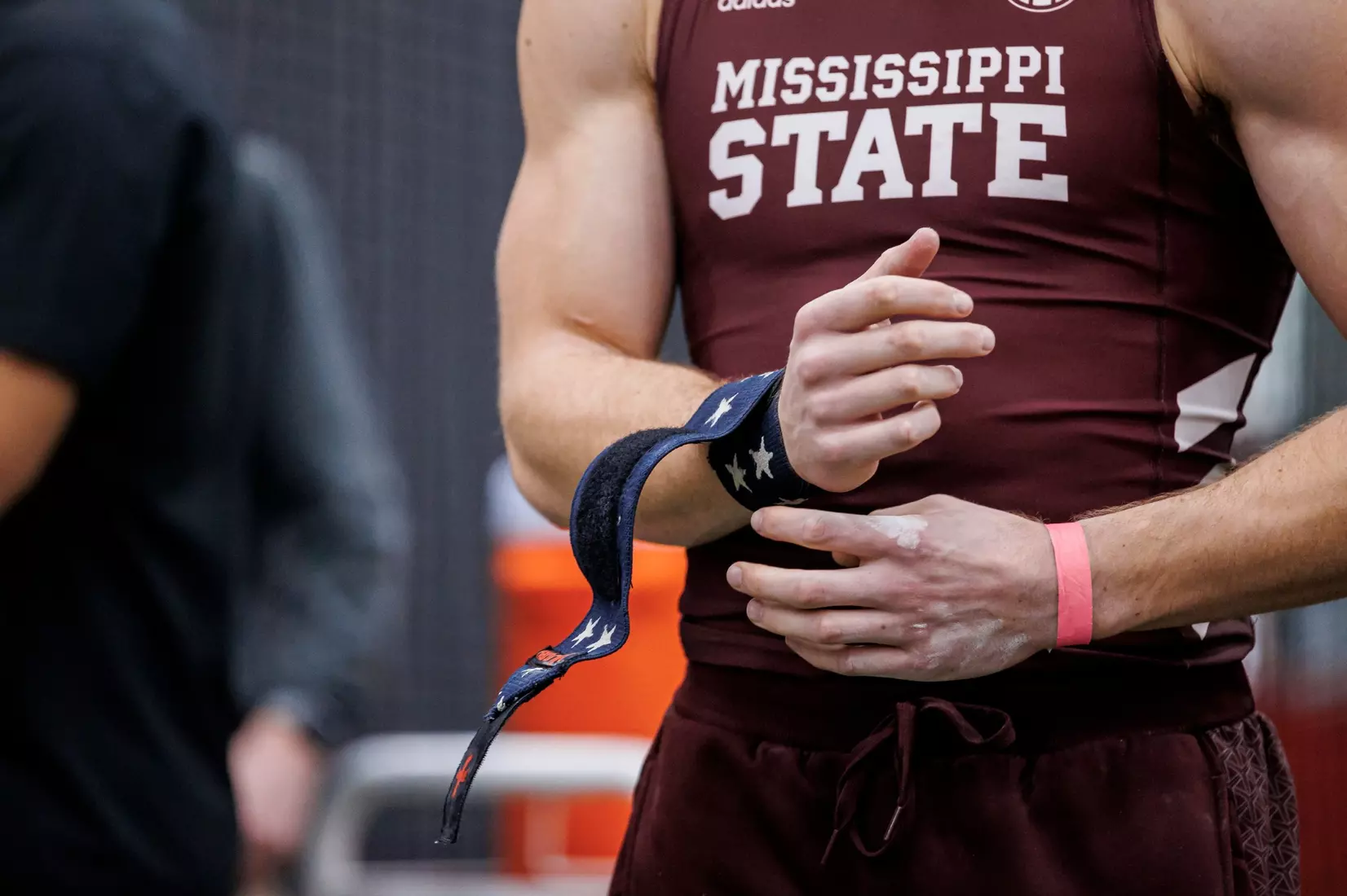 BIRMINGHAM, AL - January 26, 2024 - Mississippi State's Peyton Bair during the Razorback Invitational at the Randal Tyson Track Center in Fayetteville, AR. Photo by Will Porada