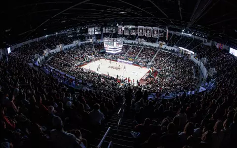 STARKVILLE, MS - January 13, 2024 - Humphrey Coliseum during the game between the Alabama Crimson Tide and the Mississippi State Bulldogs at Humphrey Coliseum in Starkville, MS. Photo By Mike Mattina