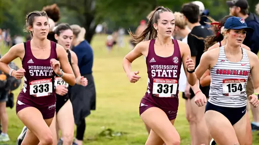 HUNTSVILLE, AL - September 13, 2024 - Mississippi State Distance Runner Kaitlyn Burge during the Southern Showcase at the John Hunt Cross Country Park in Huntsville, AL. Photo By Reily Rogers