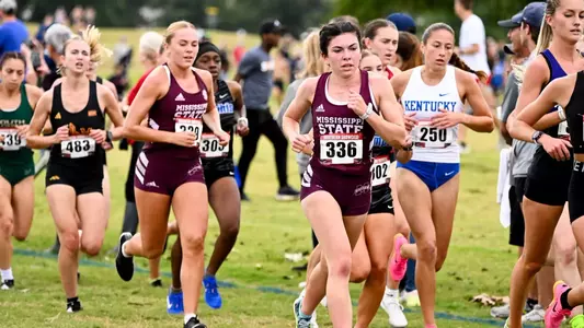 HUNTSVILLE, AL - September 13, 2024 - Mississippi State Distance Runner Madelyn Keating during the Southern Showcase at the John Hunt Cross Country Park in Huntsville, AL. Photo By Reily Rogers