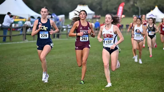 TALLAHASSEE, FL - November 15, 2024 - Mississippi State Distance Runner Mallory Streetman during the NCAA South Regional at the Apalachee Regional Park in Tallahassee, FL. Photo By Larry Novey
