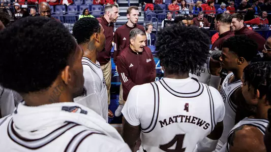 OXFORD, MS - January 30, 2024 - Mississippi State Head Coach Chris Jans during the game between the Ole Miss Rebels and the Mississippi State Bulldogs at Pavilion at Ole Miss in Oxford, MS. Photo By Mike Mattina