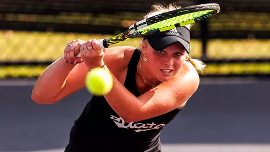 STARKVILLE, MS - October 27, 2023 - Mississippi State's Jayna Clemens during the John Cade Invitational at the AJ Pitts Tennis Centre in Starkville, MS. Photo By Bailey Black