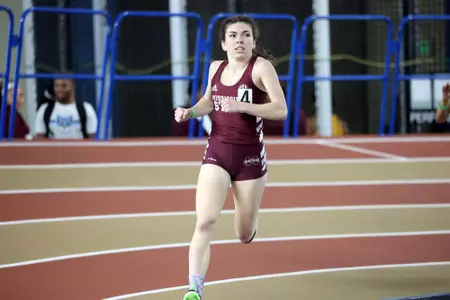 BIRMINGHAM, AL - January 13, 2024 - Mississippi State Distance Runner Madelyn Keating during the UAB Vulcan Invite at the Birmingham Crossplex in Birmingham, AL. Photo by Michael Wade