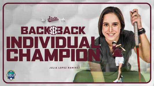 Julia Lopez Ramirez SEC Championship Graphic