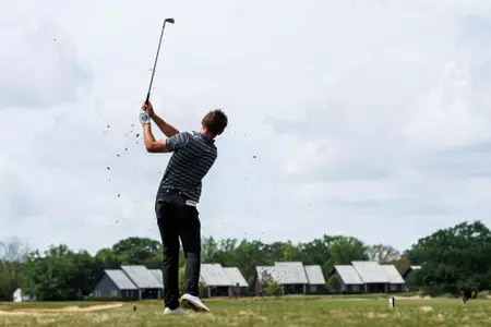 WEST POINT, MS - April 16, 2024 - Mississippi State's Josep Serra during the Mossy Oak Collegiate at Mossy Oak in West Point, MS. Photo By Jaden Powell