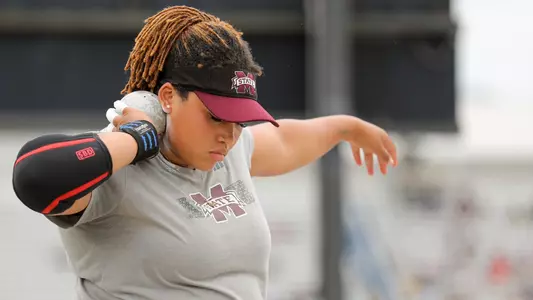 Jhordyn Stallworth shot put East First Rounds