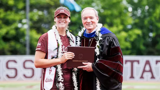 Madisyn Kennedy Graduation With Dr. Mark E. Keenum