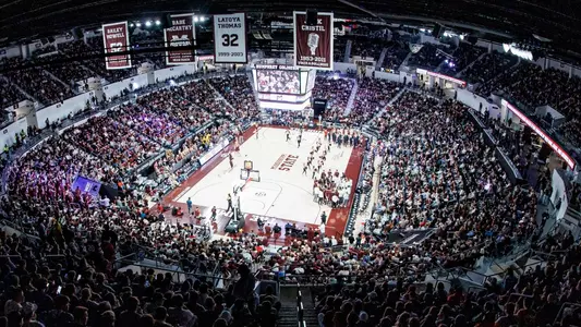 STARKVILLE, MS - January 13, 2024 - Humphrey Coliseum during the game between the Alabama Crimson Tide and the Mississippi State Bulldogs at Humphrey Coliseum in Starkville, MS. Photo By Mike Mattina
