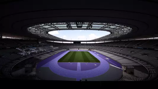 PARIS, FRANCE - MAY 07: General view inside the Stade De France stadium on May 07, 2024 in Paris, France. The city is gearing up to host the XXXIII Olympic Summer Games, from 26 July to 11 August. (Photo by Richard Heathcote/Getty Images)