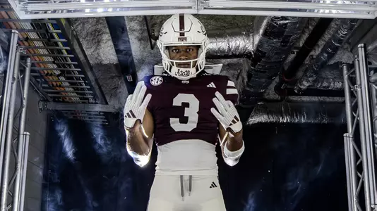STARKVILLE, MS - July 19, 2024 - Mississippi State Safety Brylan Lanier (#3) during Production Days at Davis Wade Stadium at Scott Field in Starkville, MS. Photo By Bryce Mitchell