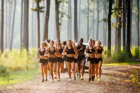 Cross Country Team Running