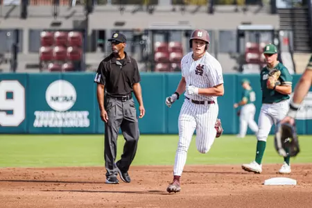 Jace Norton STARKVILLE, MS - October 21, 2023 - Mississippi State Infielder Jace Norton (#24) during the game between the UAB Blazers and the Mississippi State Bulldogs at Dudy Noble Field at Polk-Dement Stadium in Starkville, MS. Photo By Will Porada