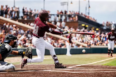 Ethan Pulliam STARKVILLE, MS - May 18, 2024 - Mississippi State Infielder/Outfielder Ethan Pulliam (#41) during the game between the Missouri Tigers and the Mississippi State Bulldogs at Dudy Noble Field at Polk-Dement Stadium in Starkville, MS. Photo By Connor Waltz
