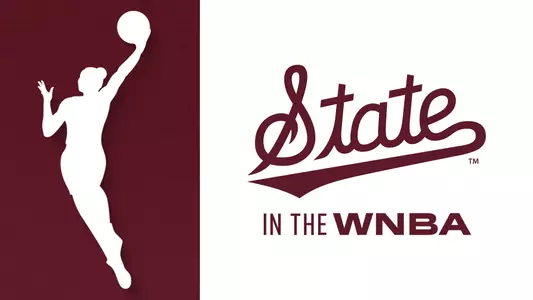 Women's Basketball 2024-25 - Mississippi State in the WNBA Graphic