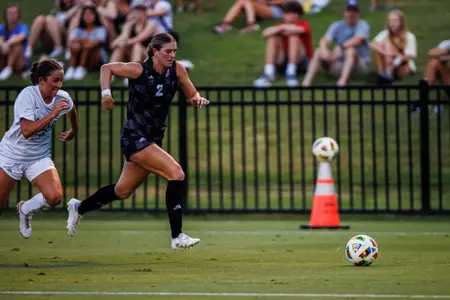 STARKVILLE, MS - August 15, 2024 - Mississippi State Forward Chelsea Wagner (#2) during the match between the Baylor Bears and the Mississippi State Bulldogs at the MSU Soccer Field in Starkville, MS. Photo By Ivy Rose Ball