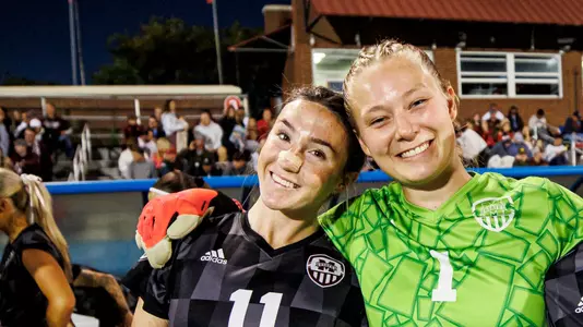 Hannah Johnson and Maddy Anderson