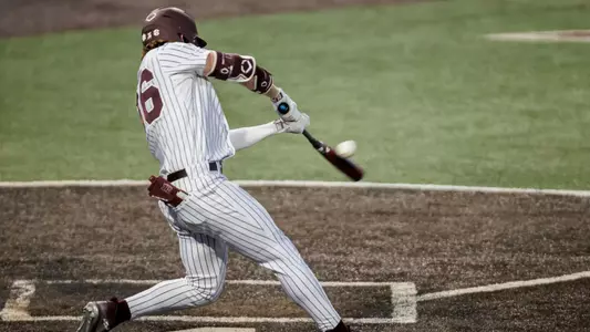 Nolan Stevens STARKVILLE, MS - March 19, 2024 - Mississippi State Pitcher/Infielder/Outfielder Nolan Stevens (#36) during the game between the Memphis Tigers and the Mississippi State Bulldogs at Dudy Noble Field at Polk-Dement Stadium in Starkville, MS. Photo By Will Porada