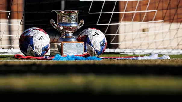 STARKVILLE, MS - October 08, 2023 - The Magnolia Cup during the match between the Ole Miss Rebels and the Mississippi State Bulldogs at the MSU Soccer Field in Starkville, MS. Photo By Mike Mattina