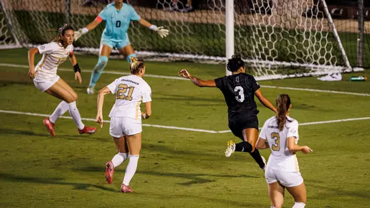 STARKVILLE, MS - October 16, 2025 - Kyra Taylor during the match between the Vanderbilt Commodores and the Mississippi State Bulldogs at the MSU Soccer Field in Starkville, MS. Photo By Mike Mattina