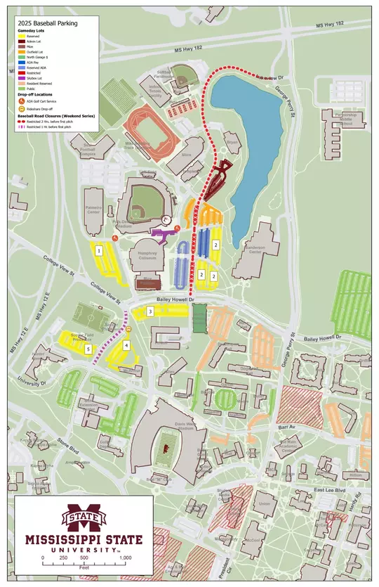 2025 JPG Baseball Parking Map