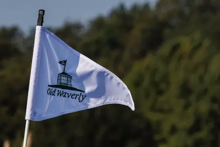 WEST POINT, MS - September 27, 2023 - Flag during qualifying round at Old Waverly Golf Club in West Point, MS. Photo By Jaden Powell