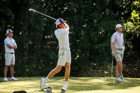 WEST POINT, MS - April 14, 2025 - Mississippi State's Ugo Malcor during the Old Waverly Collegiate Championship at Old Waverly Golf Club in West Point, MS. Photo By Mike Mattina