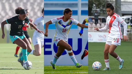 Naila Schoefberger, Rebeka Vega-Peleka and Sofia Aguayo