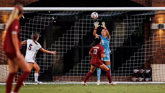 STARKVILLE, MS - October 15, 2026 - Jenny Harrison during the match between the Oklahoma Sooners and the Mississippi State Bulldogs at the MSU Soccer Field in Starkville, MS. Photo By Mike Mattina