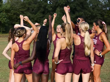 Cross Country Team Huddle