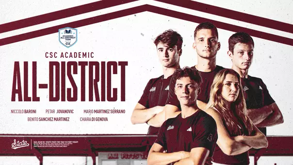 Men's & Women's Tennic CSC Academic All-District 2026