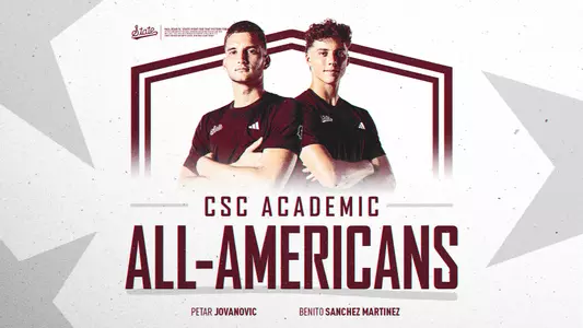 Jovanovic and Sanchez Martinez 2026 CSC Academic All-Americans