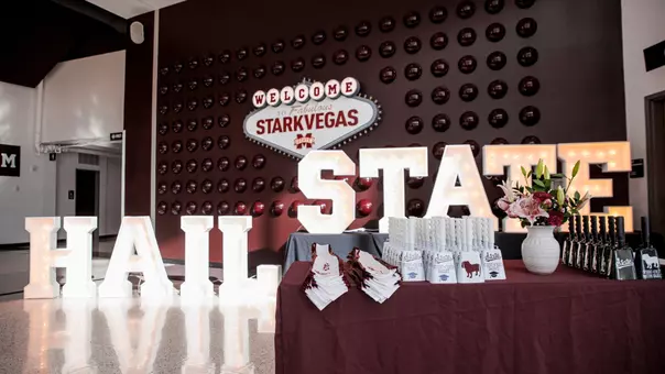 STARKVILLE, MS - December 11, 2025 - The Mississippi State Bulldogs during the 2025 Fall Graduation Brunch at Humphrey Coliseum in Starkville, MS. Photo By Mike Mattina