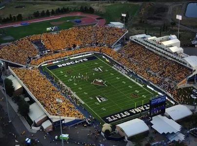 Stadium Overhead Gold Rush