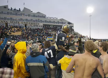 DeNarius McGhee carried off field after UNH 2011