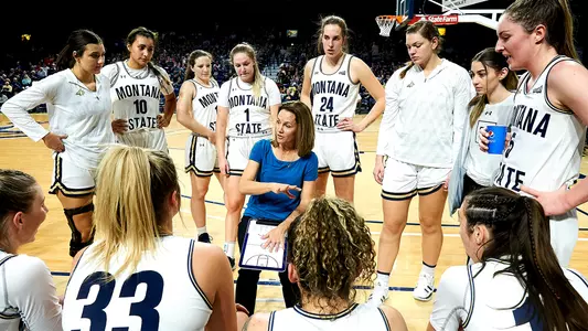 Montana State hosts Carroll College for the women’s basketball home opener Tuesday, Nov. 9, 2021 in Bozeman. MSU photo by Kelly Gorham
