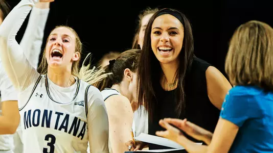 The Montana State Bobcats face off against the Carroll College Saints in an NCAA women’s basketball game at Worthington Arena in Bozeman, Mont., Tuesday, Nov. 9, 2021.MSU Photo by Adrian Sanchez-Gonzalez