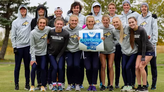 Team at 2022 Big Sky XC Championships