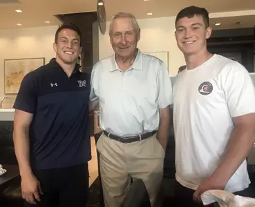 Jan Stenerud with Ty Okada (left) and Tommy Mellott