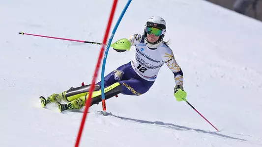 NORTH ELBA, NY - MARCH 09: during the Division I Men’s and Women’s Skiing Championships held at Mt Van Hoevenberg on March 9, 2023 in North Elba, New York. (Photo by Dustin Satloff/NCAA Photos via Getty Images)