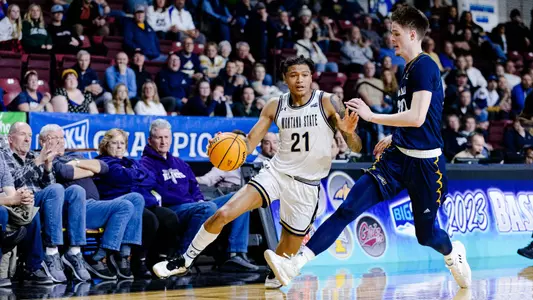 RaeQuan Battle vs. NAU in the 2023 Big Sky Championship game